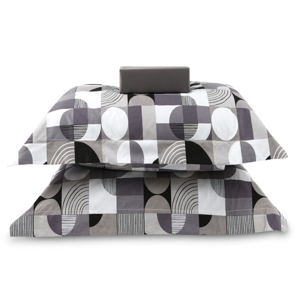 Jogo De Cama Casal Percal 200 Fios Buona Fortuna 3 Pçs - Miguel Chumbo