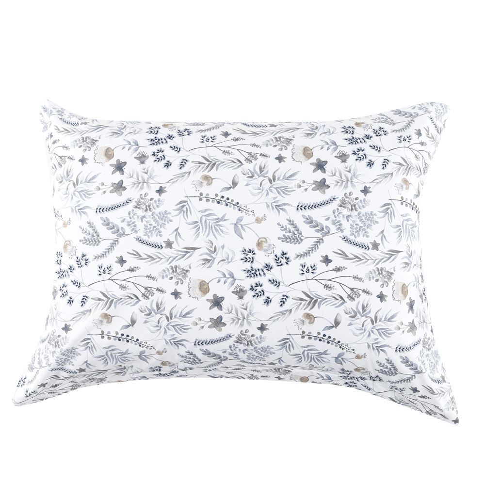 Jogo De Cama Casal Percal 200 Fios Buona Fortuna 3 Pçs - Sophia Prata