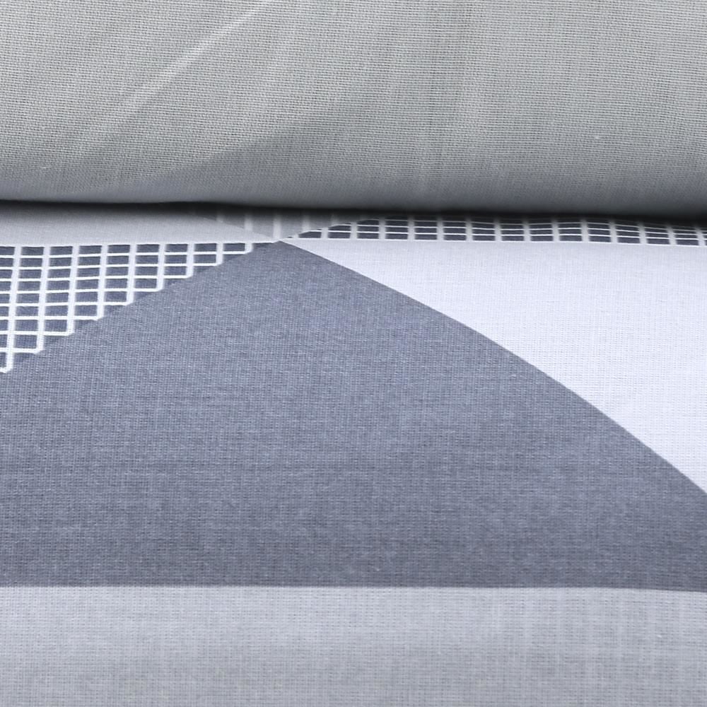 Jogo de Cama Casal 100% Algodão Royale Havan Casa 4 Peças - Navy Cinza 2