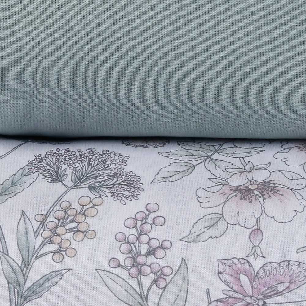 Jogo De Cama Casal 100% Algodão Royale Havan Casa 4 Peças - Joana Verde