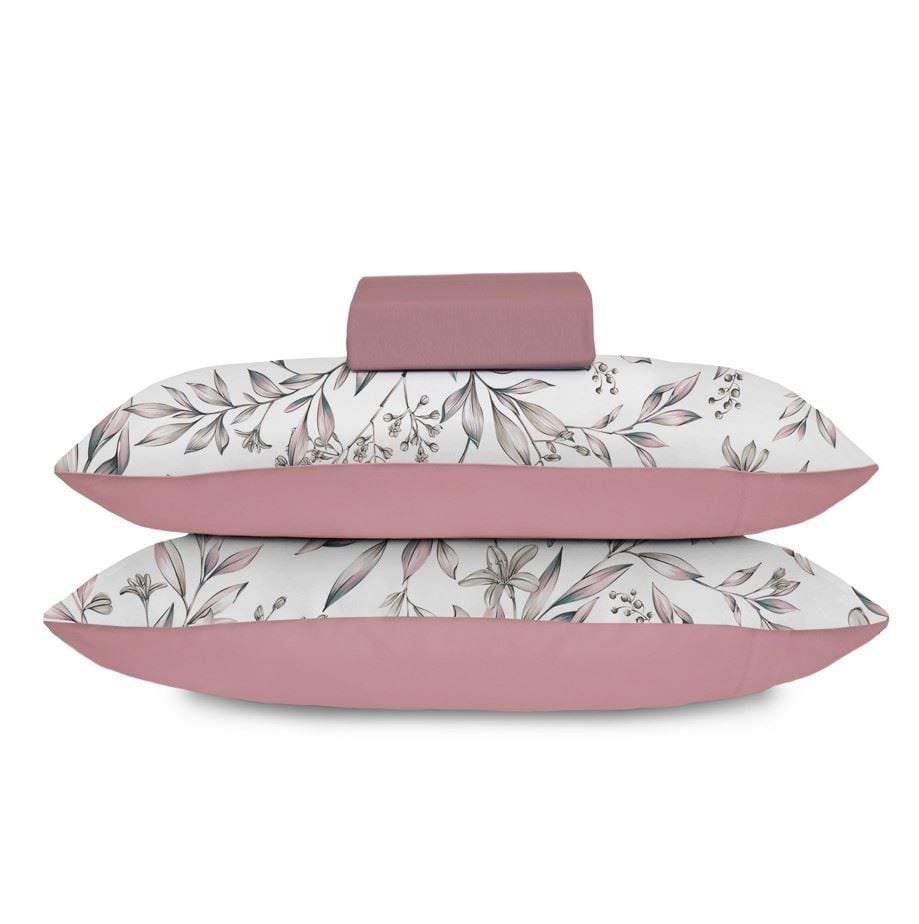 Jogo De Cama Casal Malha 3 Peças Havan Casa - SOFIA/ROSE