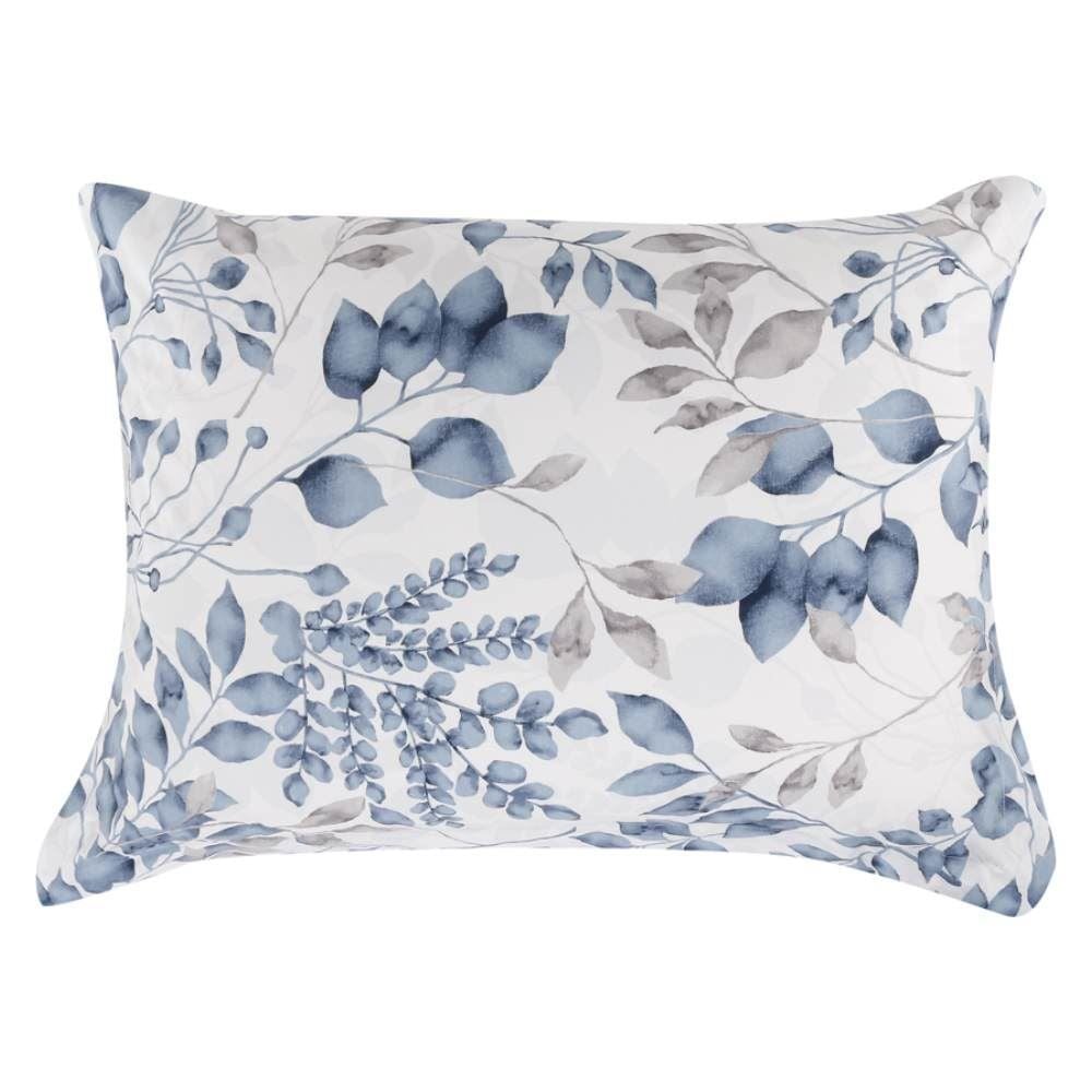 Jogo De Cama Casal Percal 200 Fios Buona Fortuna 4 Pçs - Jade Prata