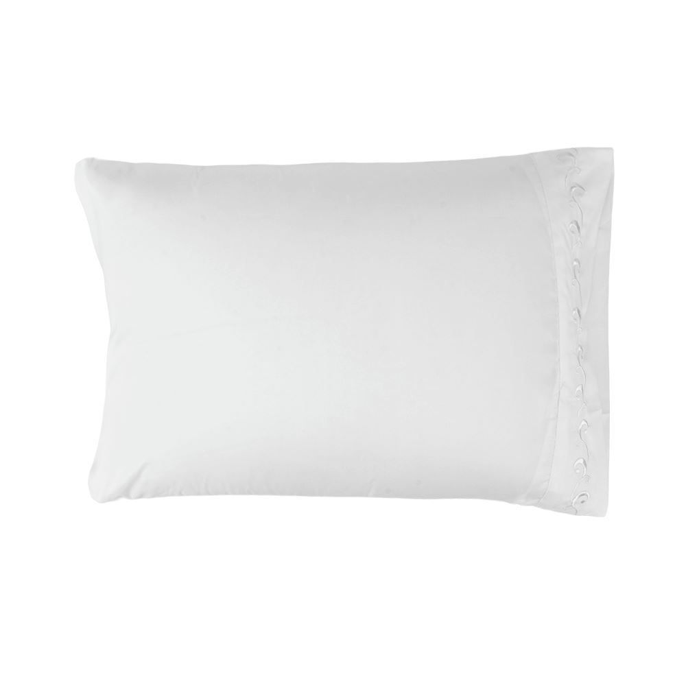 Jogo de Cama Casal Imperial Bordado Havan Casa 4 pçs - Branco