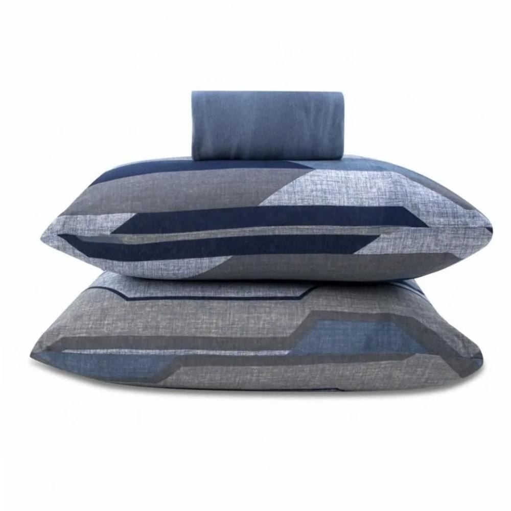 Jogo de Cama Casal Malha Solecasa Havan Casa 3 pçs - Mauricio Jeans