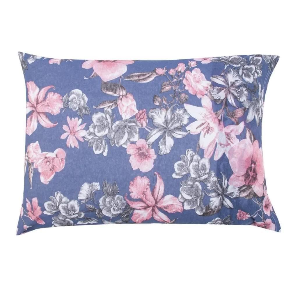 Jogo de Cama Casal Malha Solecasa Havan Casa 3 pçs - Alicia Azul Jeans