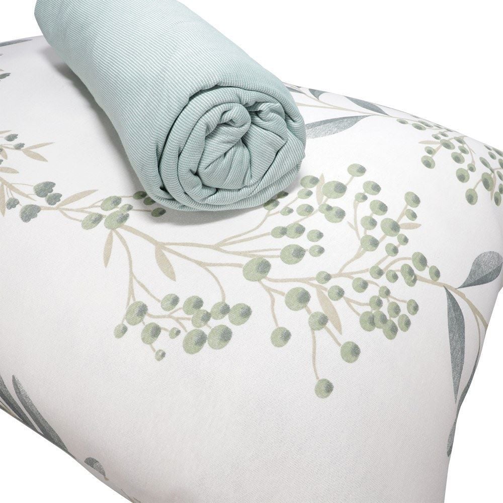 Jogo de Cama Casal Malha Solecasa Havan Casa 3 pçs - Madrid Verde Topaz