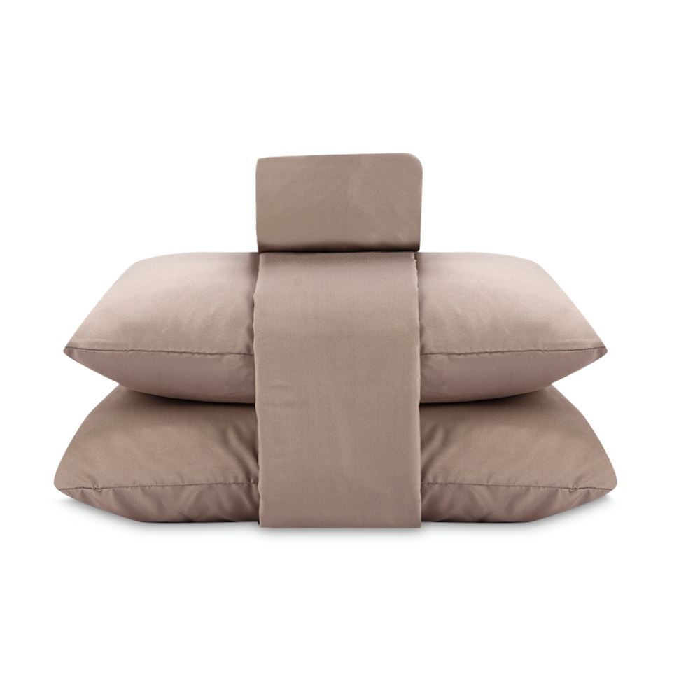 Jogo De Cama Casal Elegance Liso Havan Casa 4 Pçs - Bege