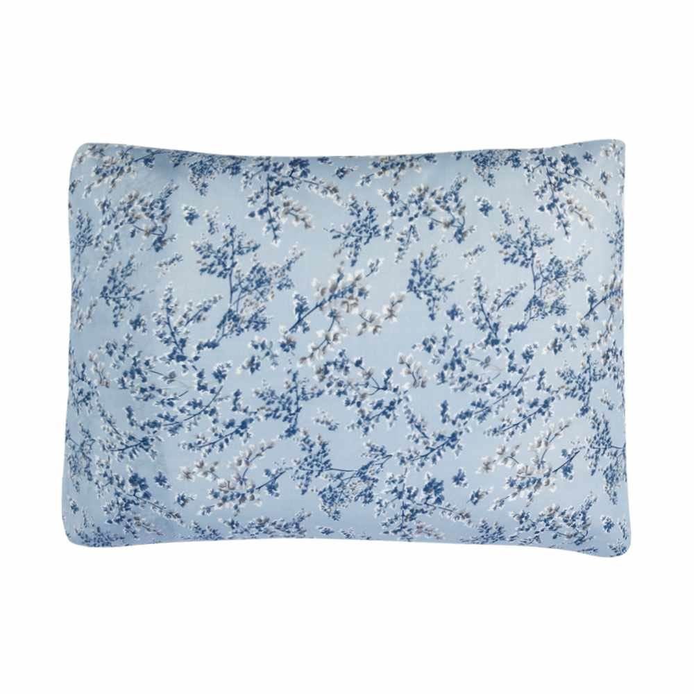 Jogo de Cama Casal Microfibra Napoli Havan Casa 4 pçs - Charme Azul