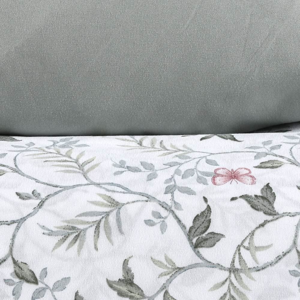 Jogo De Cama Casal Micropercal Havan Casa 4 Pçs - Agnes Flowers Verde