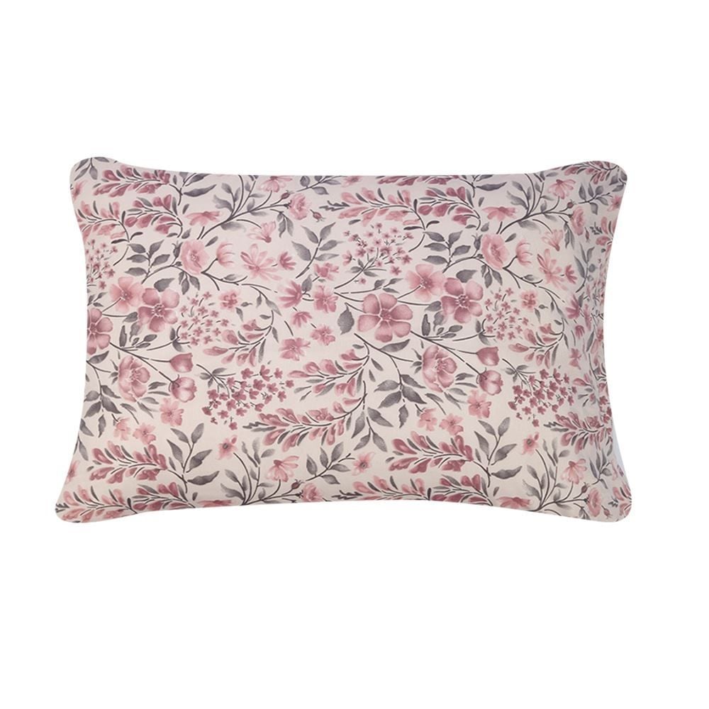 Jogo de Cama Casal Napoli Havan Casa 4 pçs - Camille Flowers Rosa