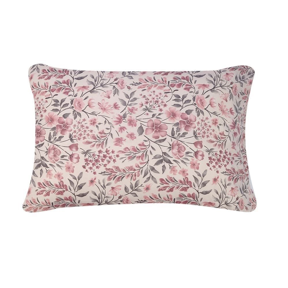 Jogo de Cama Casal Napoli Havan Casa 4 pçs - Camille Flowers Rosa