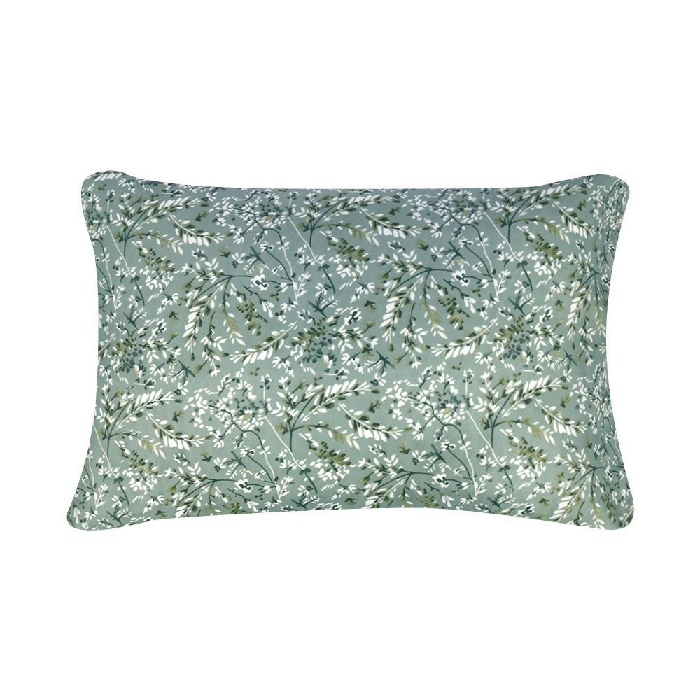 Jogo de Cama Casal Napoli Havan Casa 4 pçs - Garden Folhas Verde