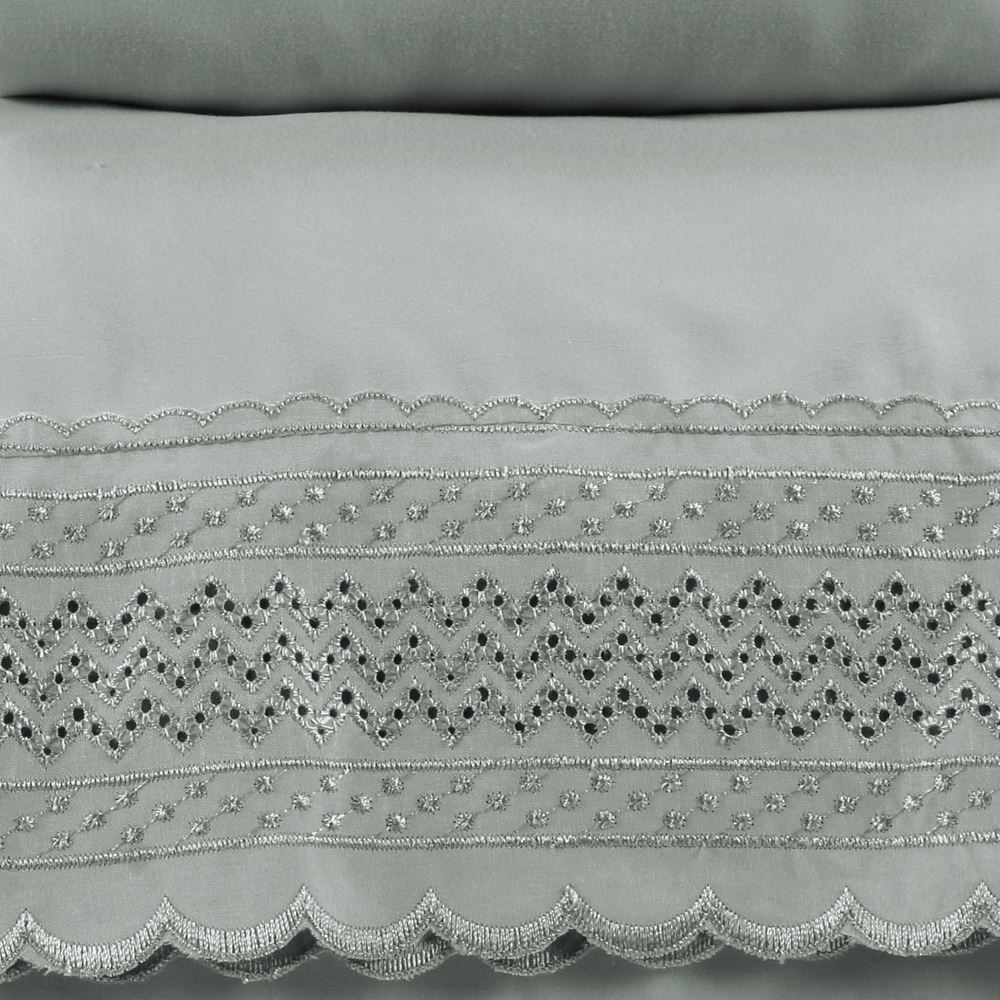 Jogo de Cama Casal Renda Imperial Havan Casa 4 pçs - Verde