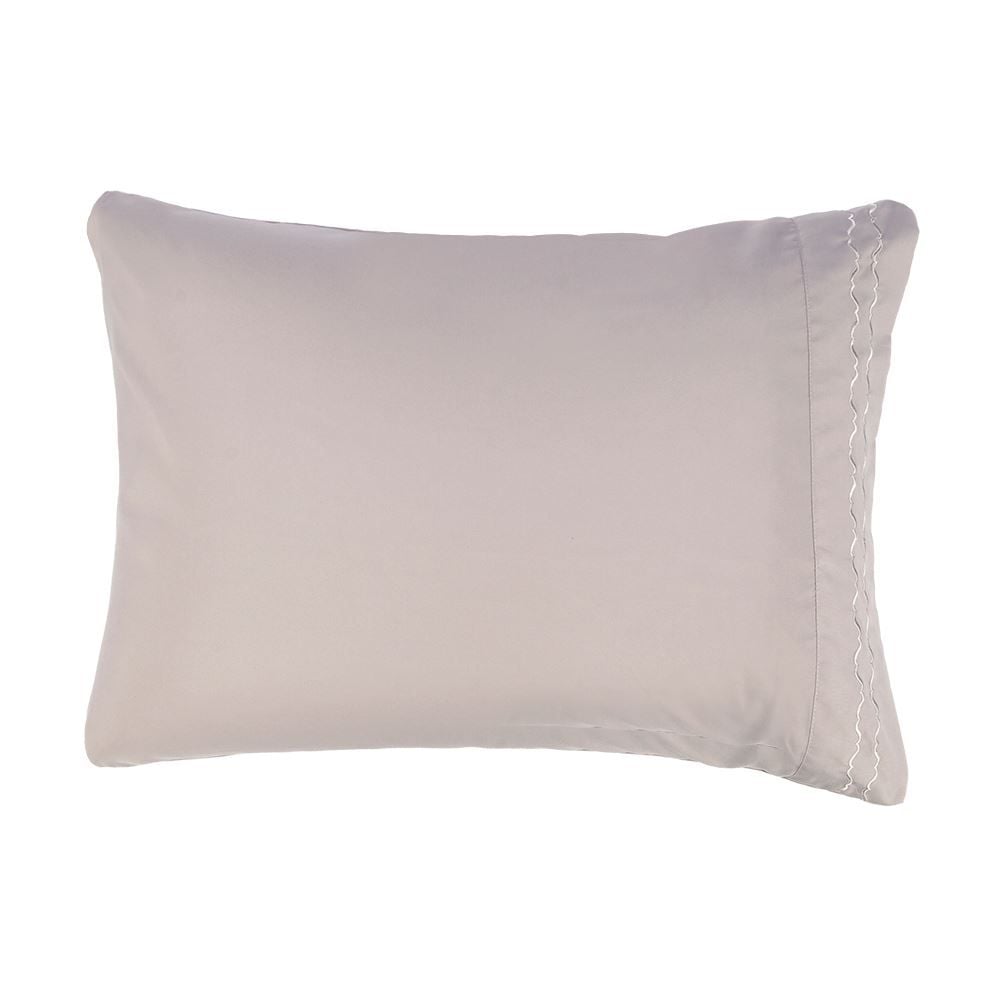 Jogo de Cama Imperial Casal com Bordado Havan Casa 4 pçs - Bege