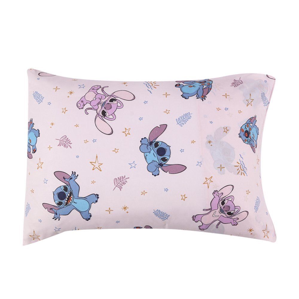 Jogo De Cama Infantil Solteiro Disney By Hedrons 2 Pçs - Stitch Love