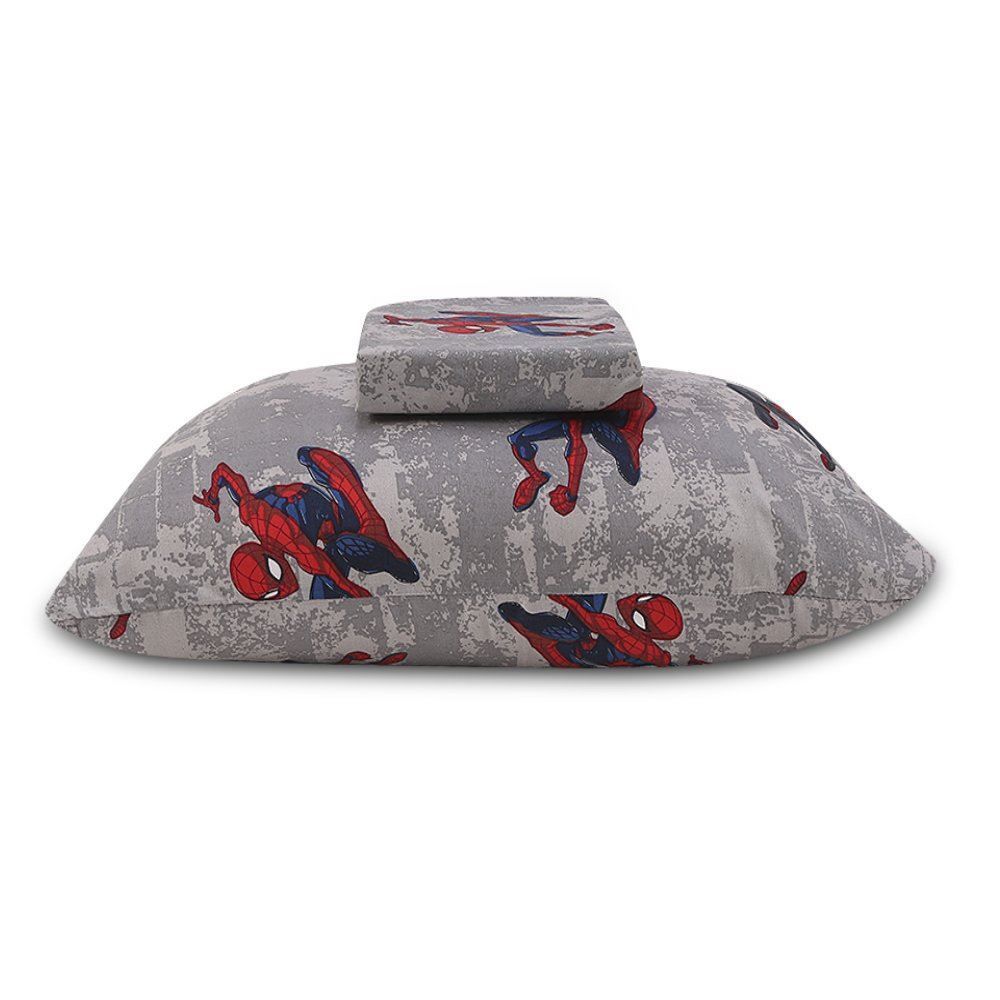 Jogo De Cama Infantil Solteiro Disney By Hedrons 2 Pçs - Homem Aranha Black