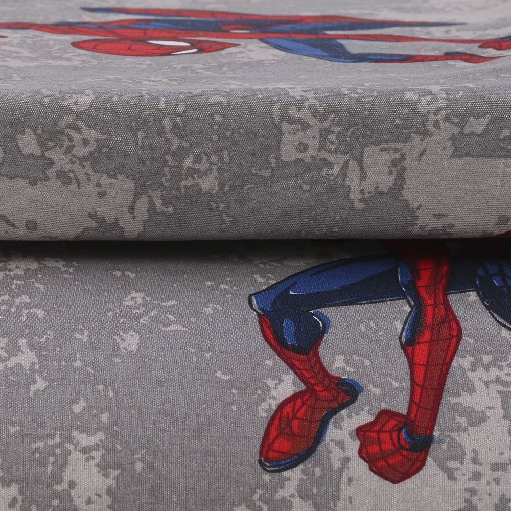 Jogo De Cama Infantil Solteiro Disney By Hedrons 2 Pçs - Homem Aranha Black