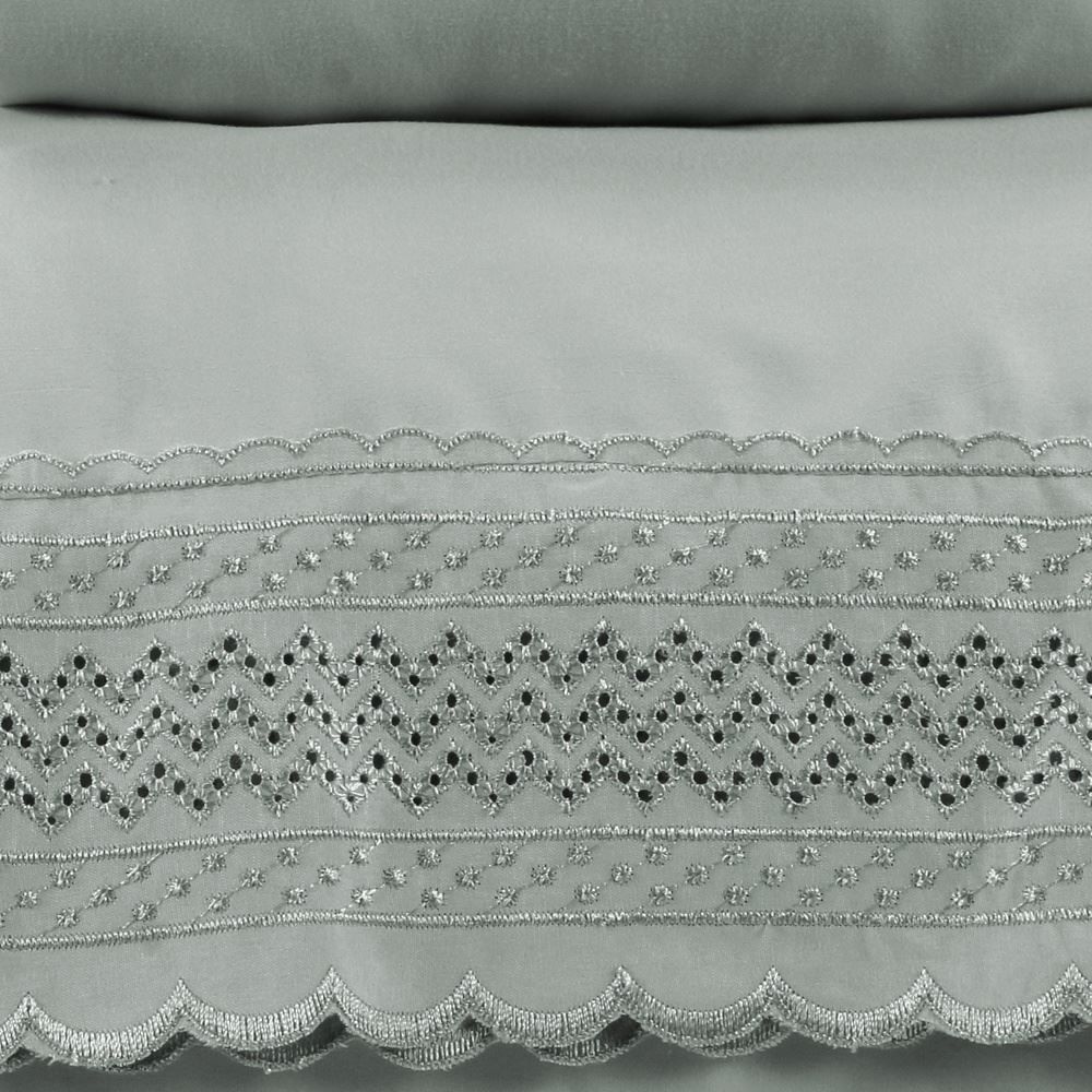 Jogo de Cama King Renda Imperial Havan Casa 4 pçs - Verde