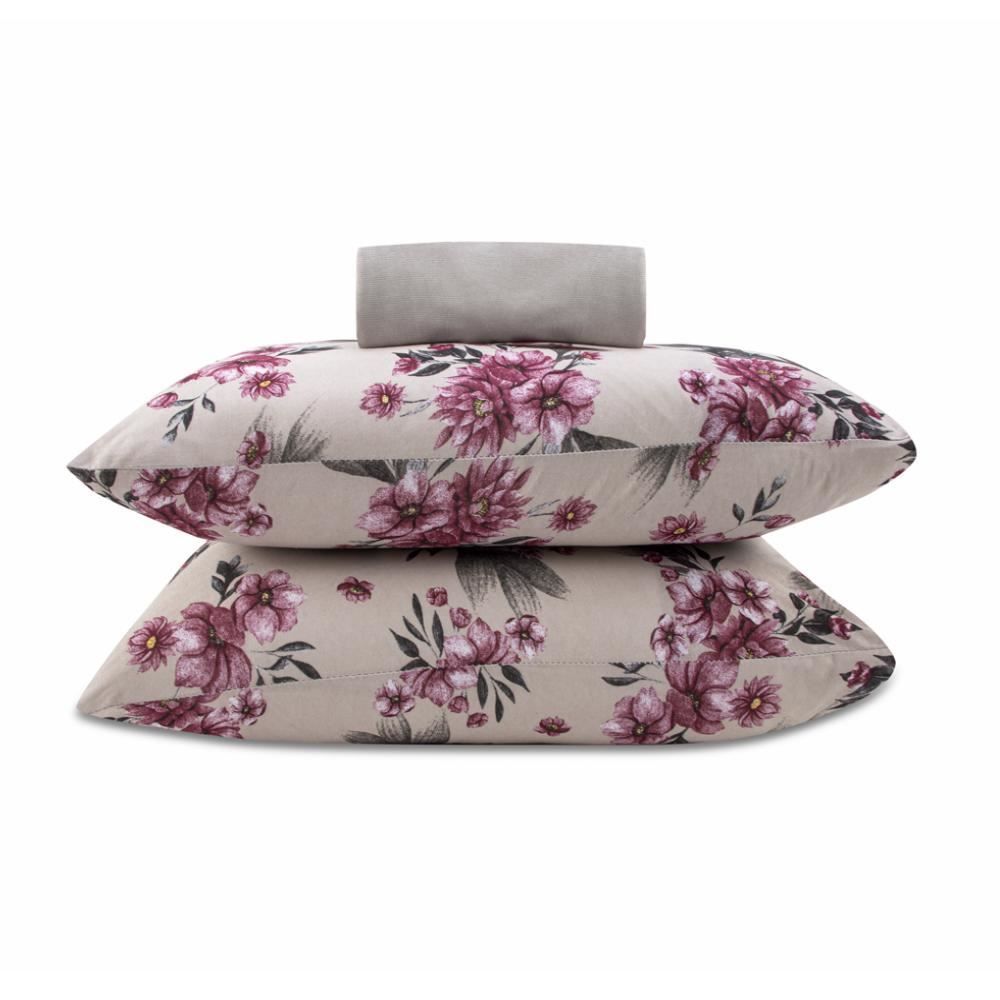 Jogo De Cama King Malha Solecasa Havan Casa 3 Pçs - Hera Castor