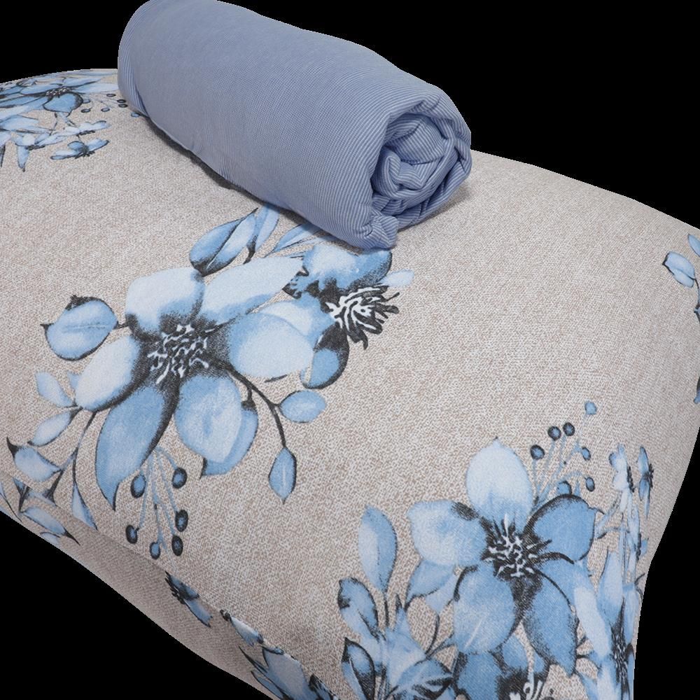 Jogo de Cama King Malha Solecasa Havan Casa 3 pçs - CREPUSCULO/AZ JEANS