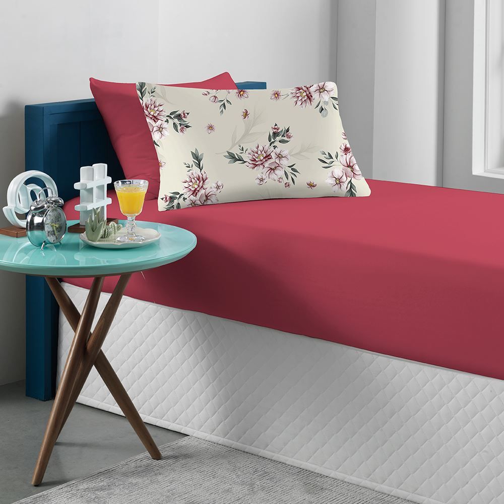 Jogo de Cama King Malha Solecasa Havan Casa 3 pçs - HERA BLOODSTONE/VN BLOODS