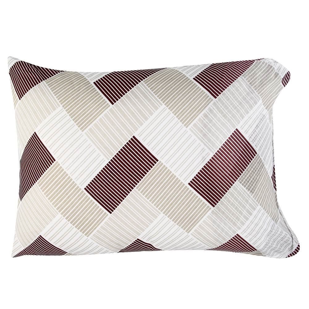 Jogo De Cama King Malha Solecasa Havan Casa 3 Pçs - Chevron Blodstone 