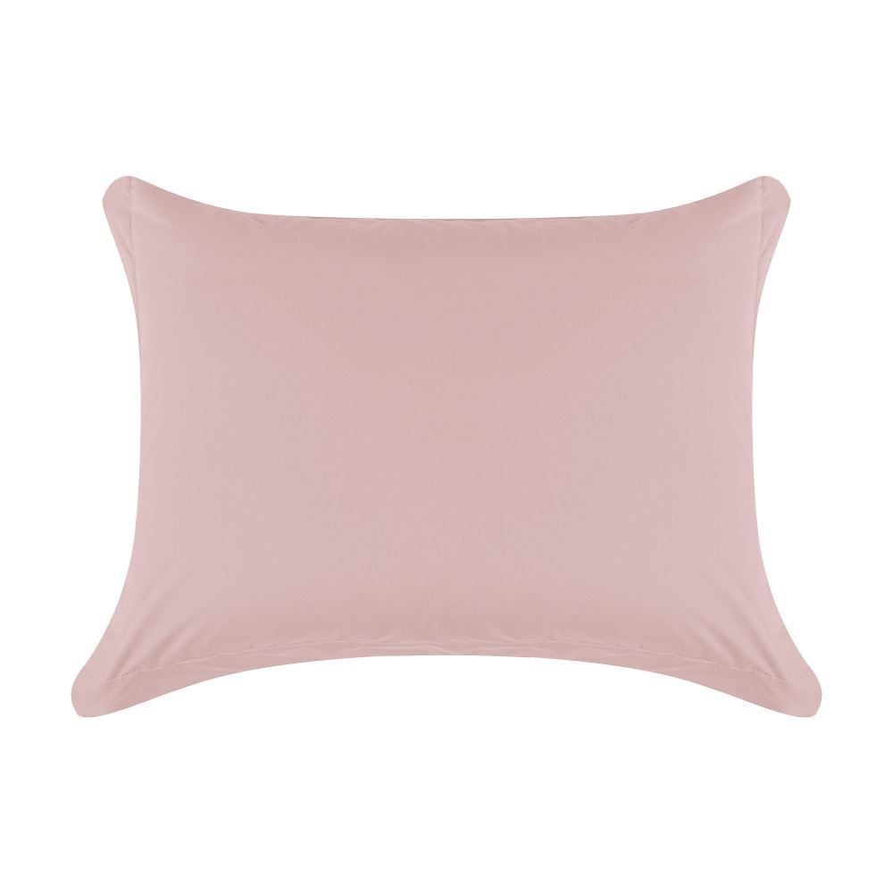 Jogo De Cama King Percal 100% Algodão Buona Fortuna 4 Pçs - Rosa Velho