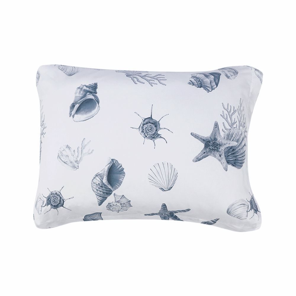 Jogo De Cama King Buona Fortuna 4Peças - Brisa Do Mar Azul