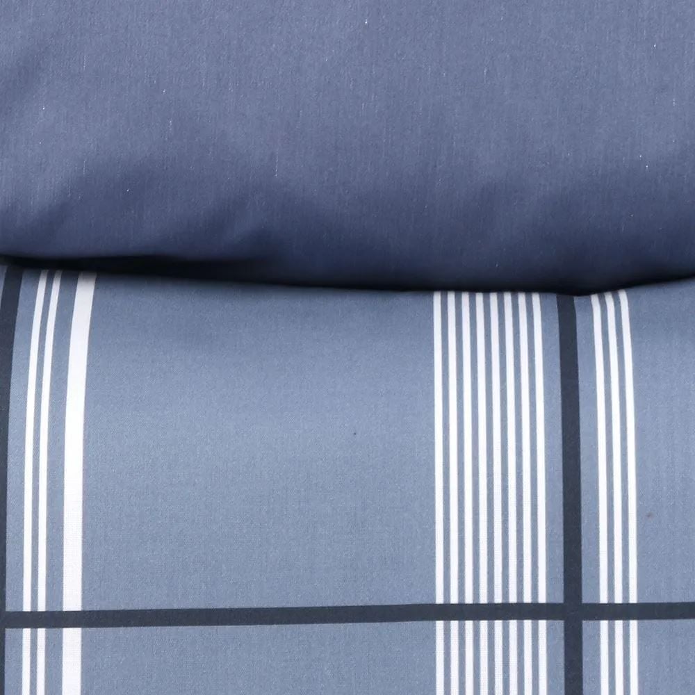 Jogo de Cama King 4 Peças Buona Fortuna - Ravi Azul