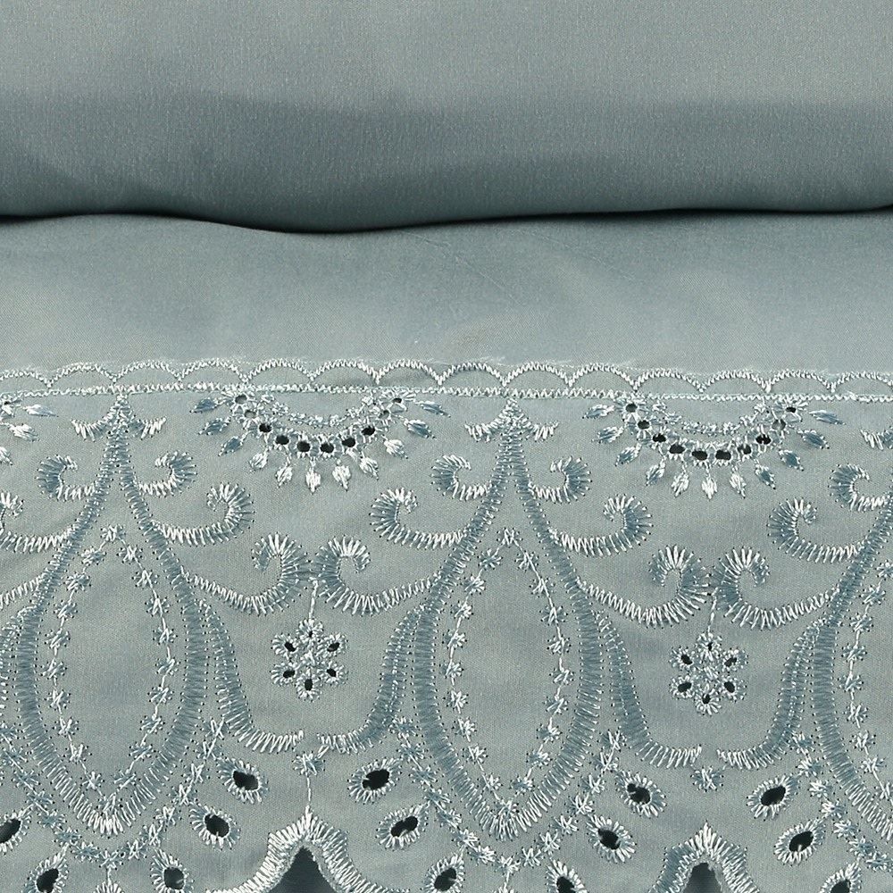 Jogo de Cama King Imperial com Renda 4 pçs Havan Casa - Verde