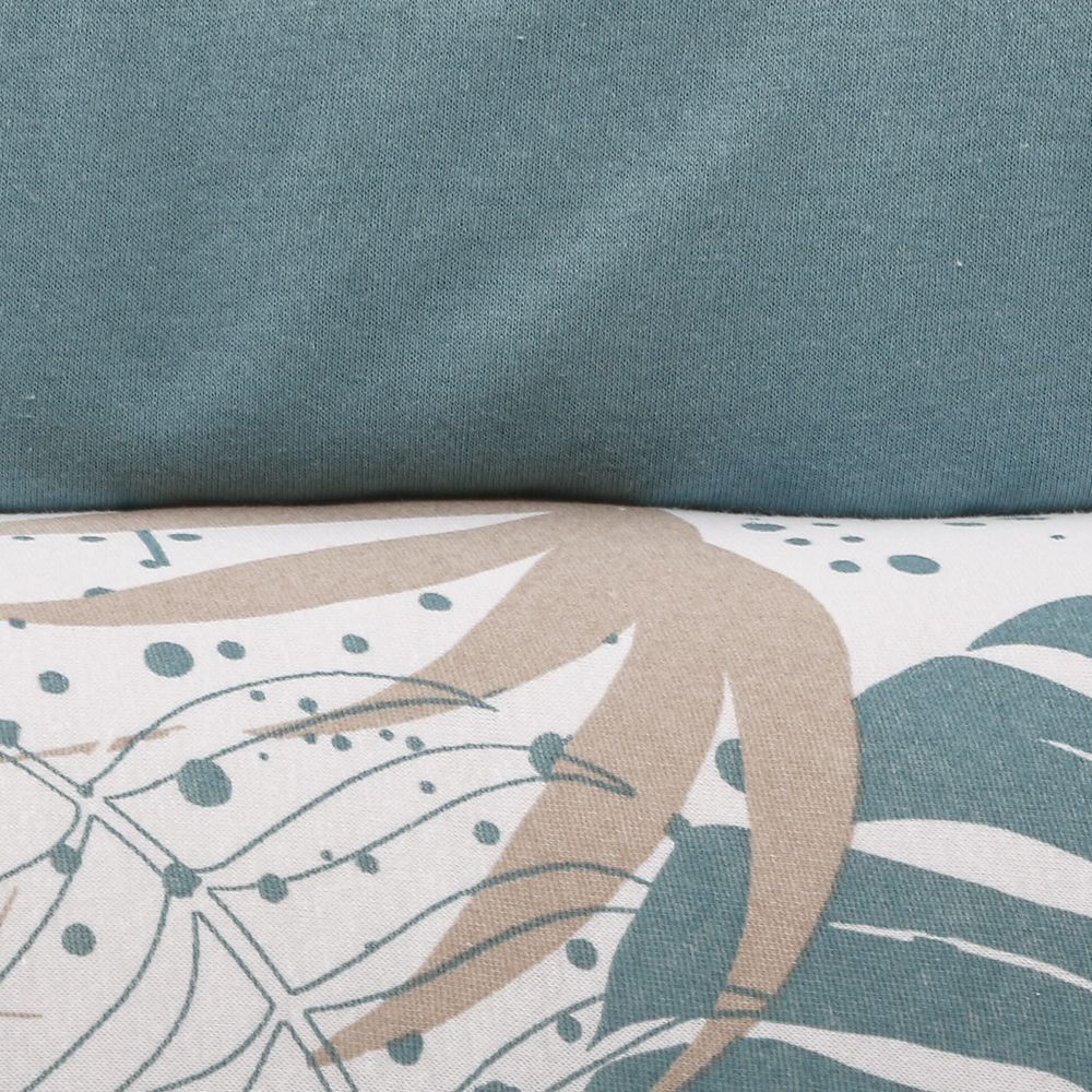 Jogo De Cama King Malha 100% Algodão Solecasa 3 Pçs - Botânica Retro