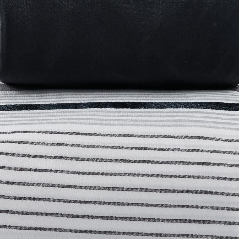 Jogo De Cama King Micropercal 180 Fios Havan Casa 4 Pçs - Tony Listra Cinza