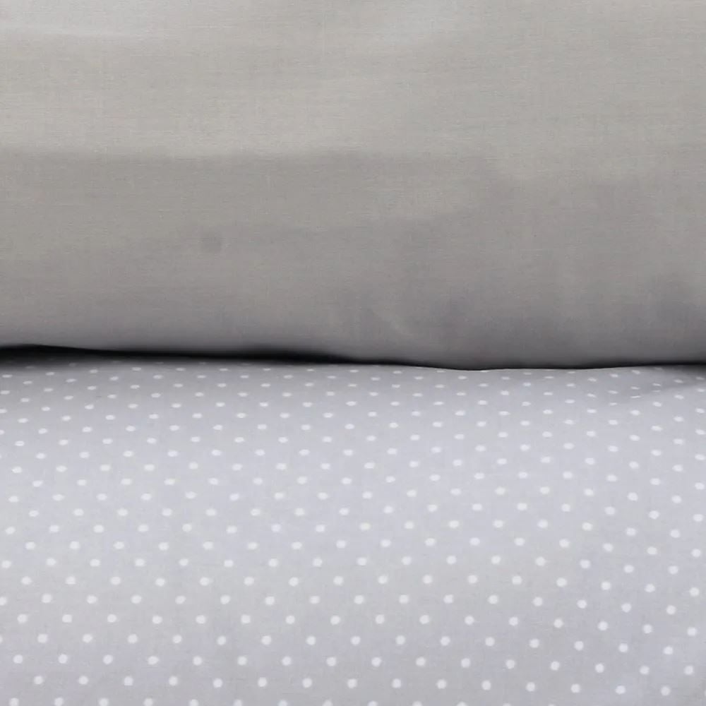 Jogo de Cama King Percal Buona Fortuna 3 pçs - Poa Prata