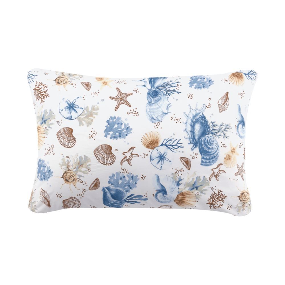 Jogo de Cama King Percal Buona Fortuna 3 pçs - Acqua Azul Novo