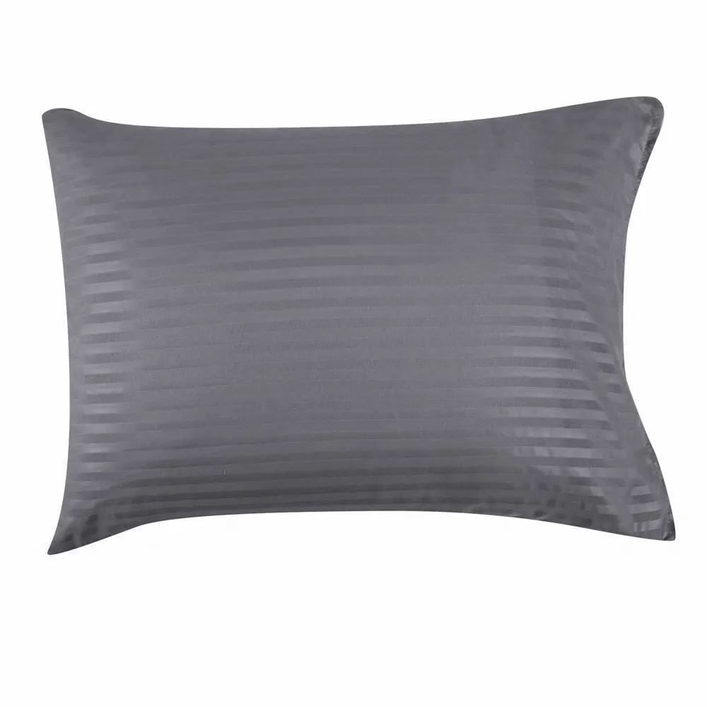 Jogo de Cama King Stripe Provence Havan Casa 4 pçs - Cinza