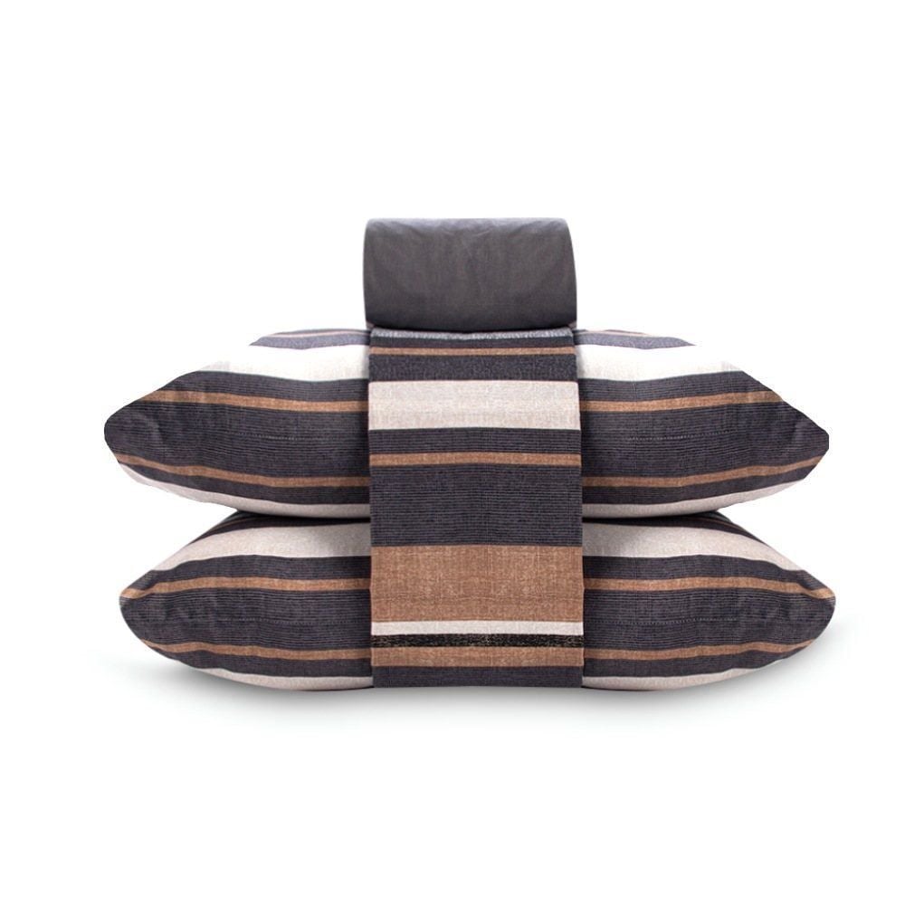 Jogo De Cama Queen 100% Algodão Royale 4 Peças - Matteo Chumbo