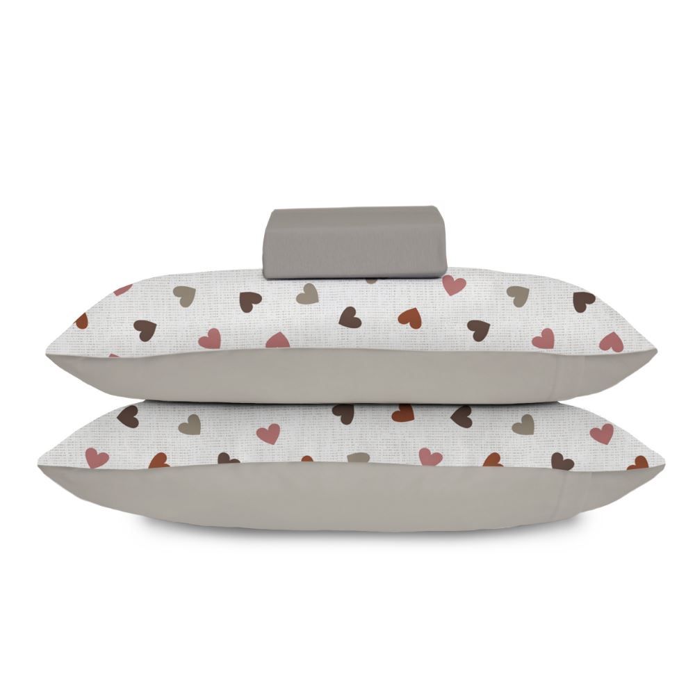 Jogo de Cama Queen Malha Havan Casa 3 pçs - Amabile Rose