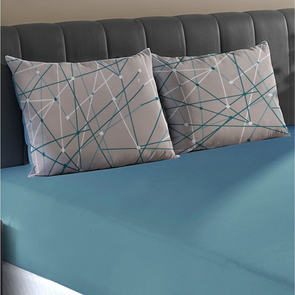 Jogo De Cama Queen Malha 100% Algodão Solecasa 3 Pçs - Caleo Retrô