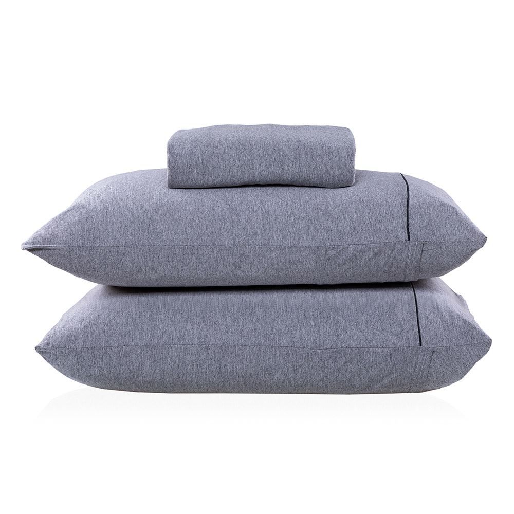 Jogo De Cama Queen 3 Peças Mescla Urban Confort - Cinza