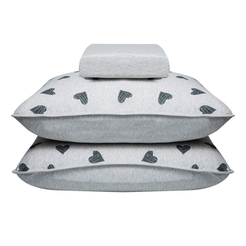 Jogo De Cama Queen 3 Peças Mescla Urban Confort - Corações