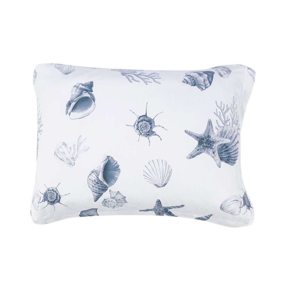 Jogo de Cama Queen Percal Buona Fortuna 4 pçs - Brisa Do Mar Azul