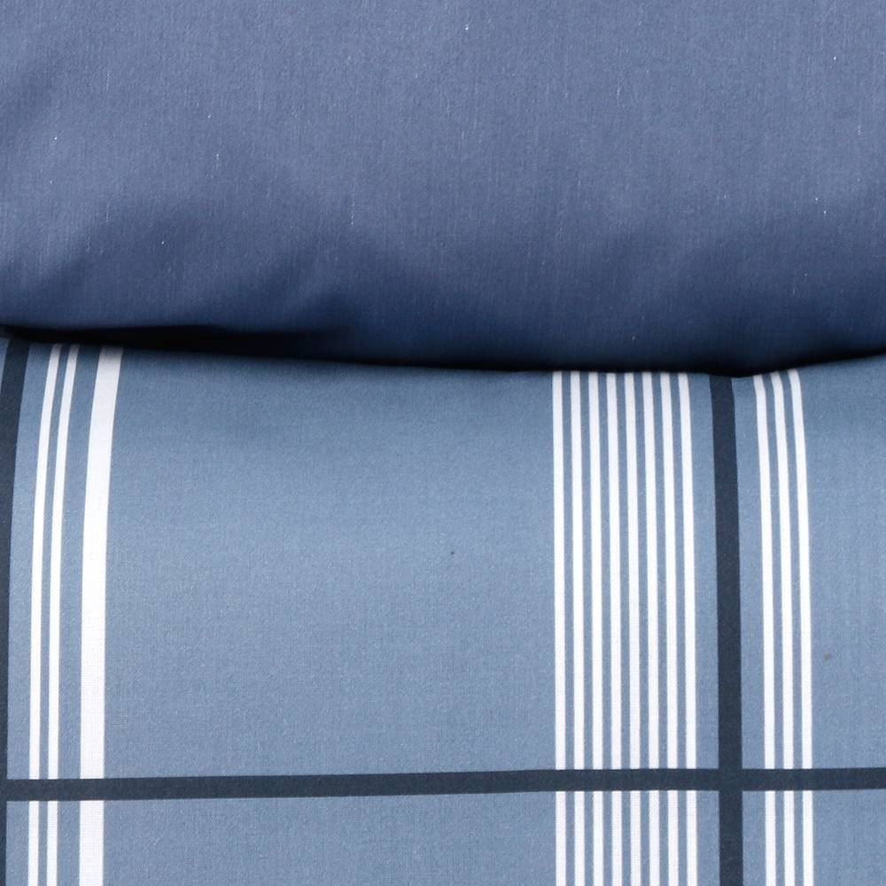 Jogo de Cama Queen Percal Buona Fortuna 4 pçs - Ravi Azul