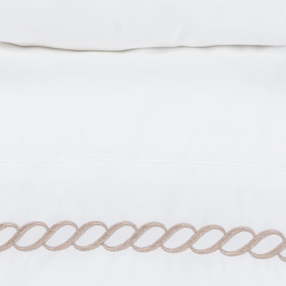 Jogo De Cama Queen Bordado Havan Casa 4 Pçs - Branco