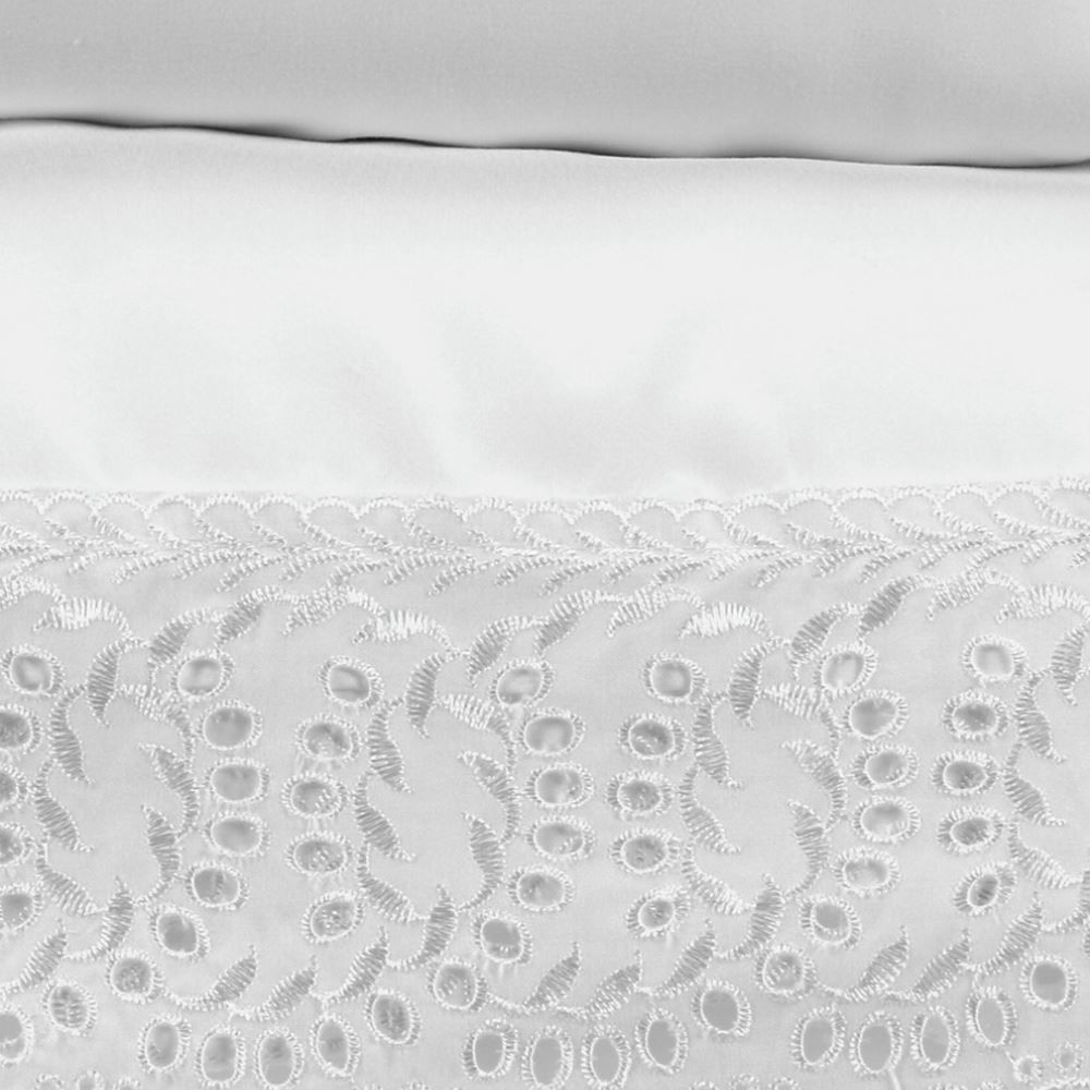 Jogo de Cama Queen com Renda Havan Casa 4 pçs - Branco