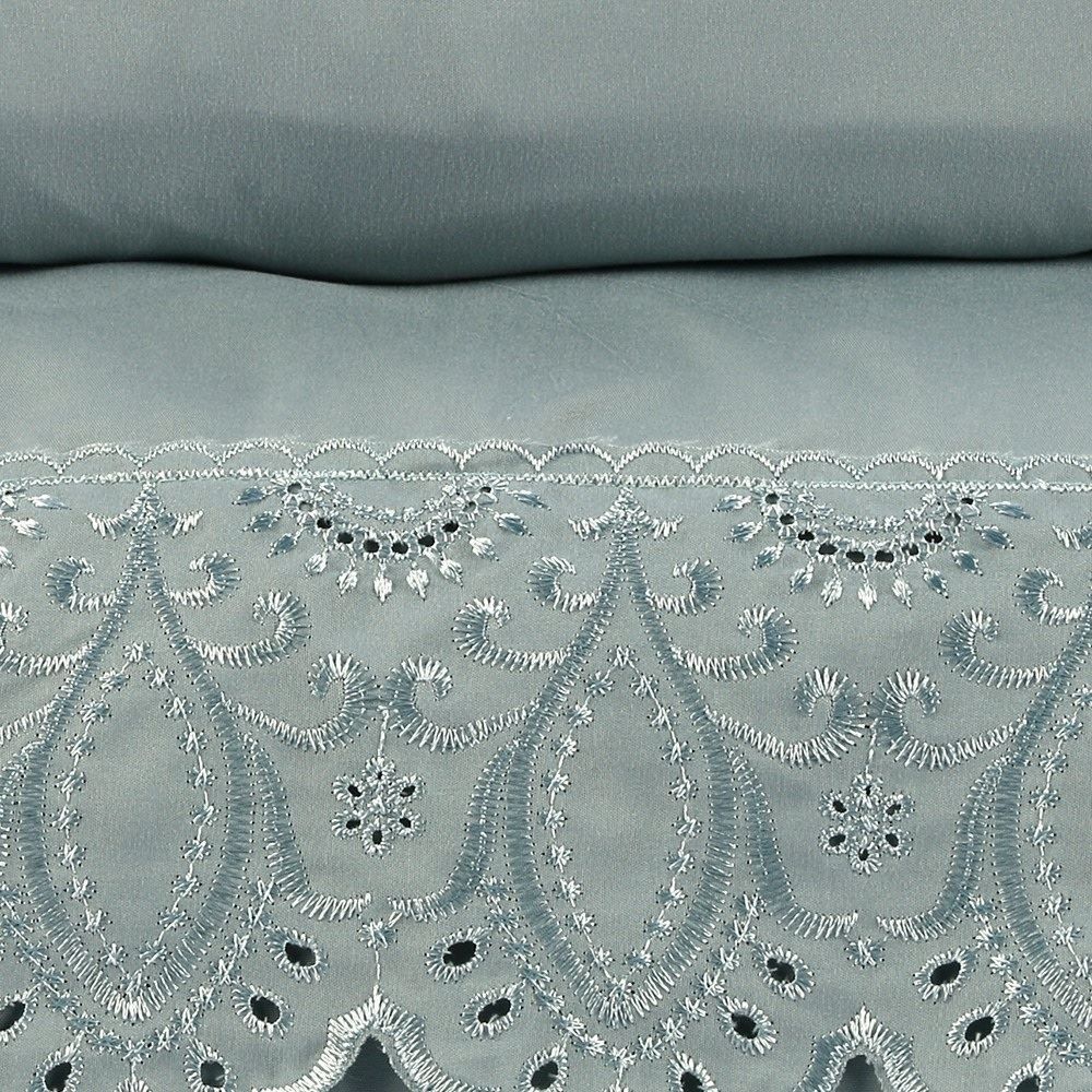 Jogo de Cama Queen Imperial com Renda Havan Casa 4 pçs - Verde