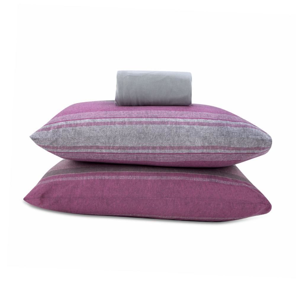 Jogo De Cama Queen Malha Solecasa Havan Casa 3 Pçs - Thor Rosa