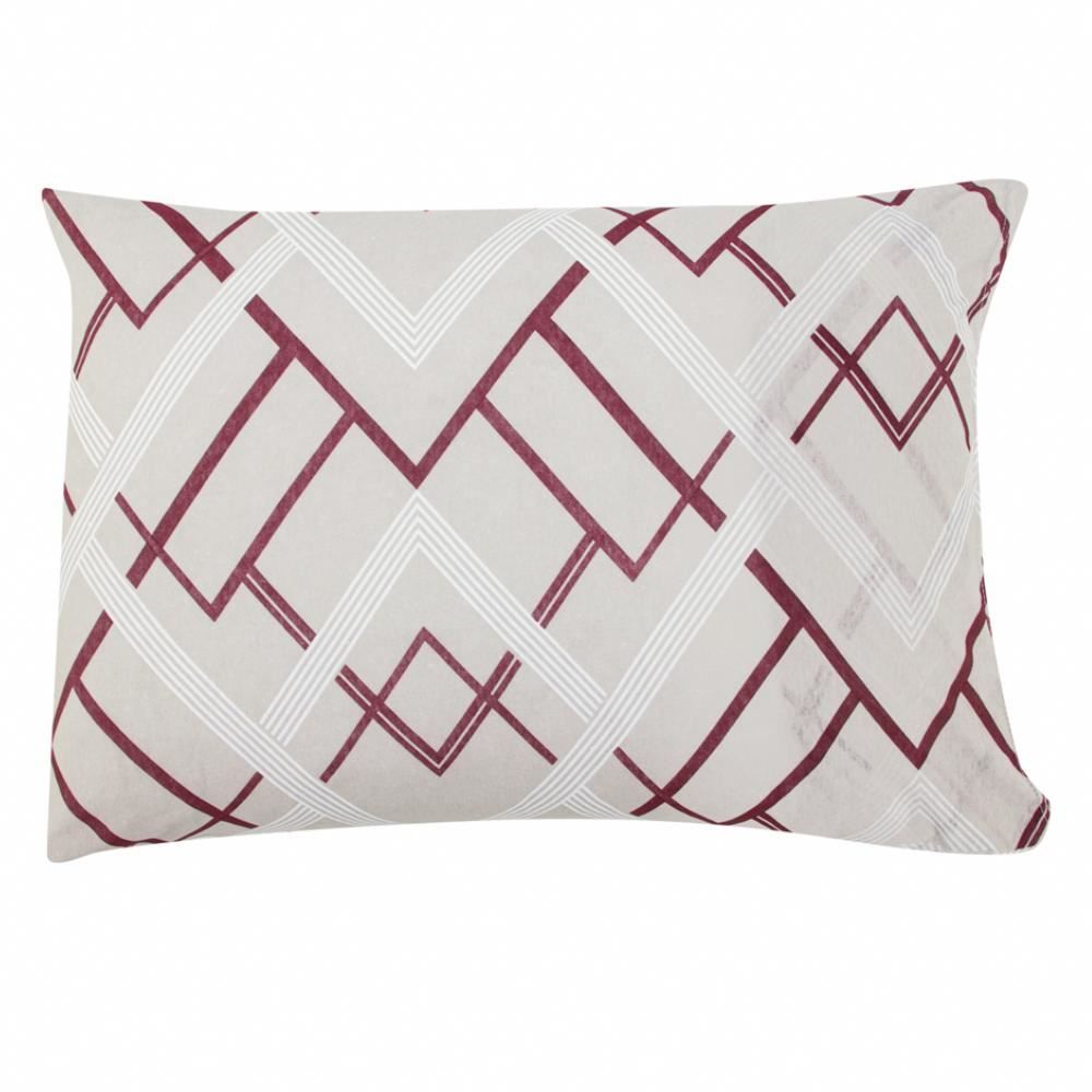 Jogo De Cama Queen Malha Solecasa Havan Casa 3 Pçs - Zeus Vinho