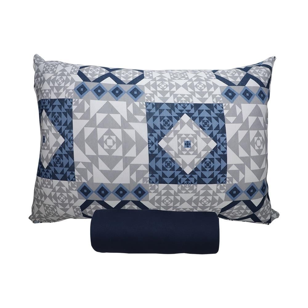 Jogo de Cama Queen Malha Havan Paris 3 pçs - Cali Azul Profundo