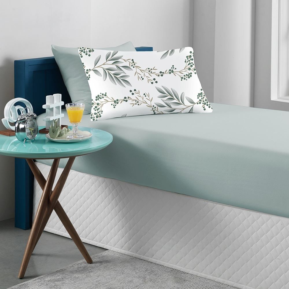 Jogo de Cama Queen Malha Havan Paris 3 pçs - Madrid Verde Topaz