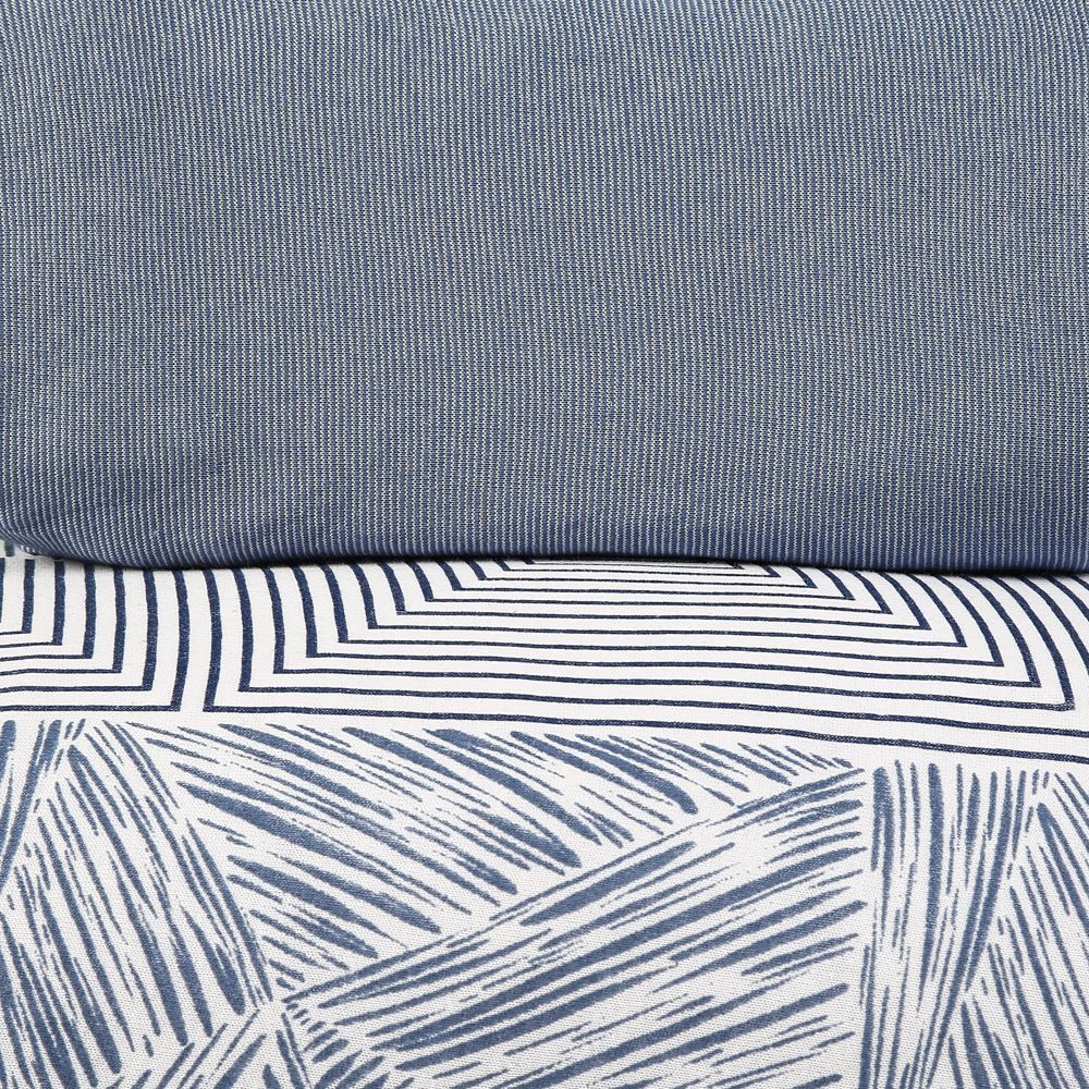 Jogo de Cama Queen Malha Solecasa Havan Casa 3 pçs - Canoas Azul